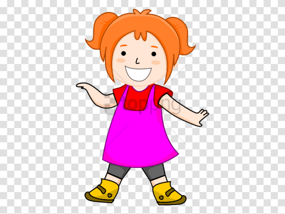 Free Children Clipart Image With Child Clipart, Person, Girl, Female Transparent Png