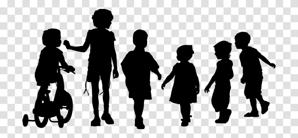 Free Children Walking Images Background Kids Silhouette, Gray, World Of Warcraft Transparent Png