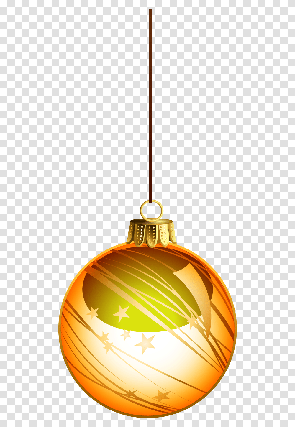 Free Christmas Ball Orange Christmas Ball Decor, Lamp, Ornament, Gold, Lighting Transparent Png