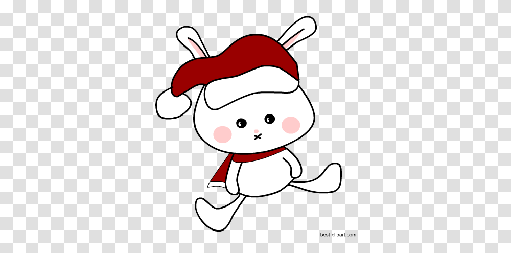 Free Christmas Clip Art Santa Gingerbread And Christmas Bunny Clipart, Chef, Snowman, Winter, Outdoors Transparent Png