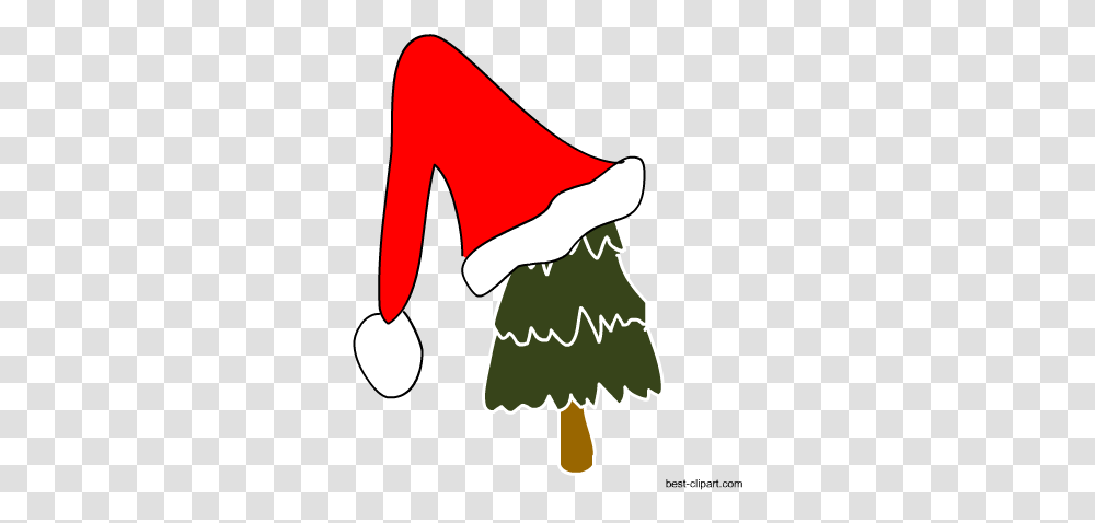 Free Christmas Clip Art Santa Gingerbread And Clip Art, Clothing, Apparel, Party Hat, Elf Transparent Png