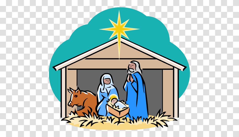 Free Christmas Clipart Nativity Scene, Dog House, Den, Building, Housing Transparent Png