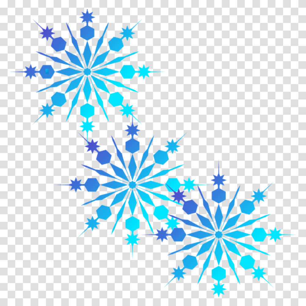 Free Christmas Clipart Snowflakes Snowflake Border Background, Chandelier, Lamp, Pattern, Fractal Transparent Png