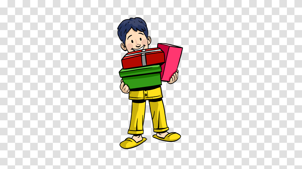 Free Christmas Clipart, Toy, Fireman, Reading Transparent Png