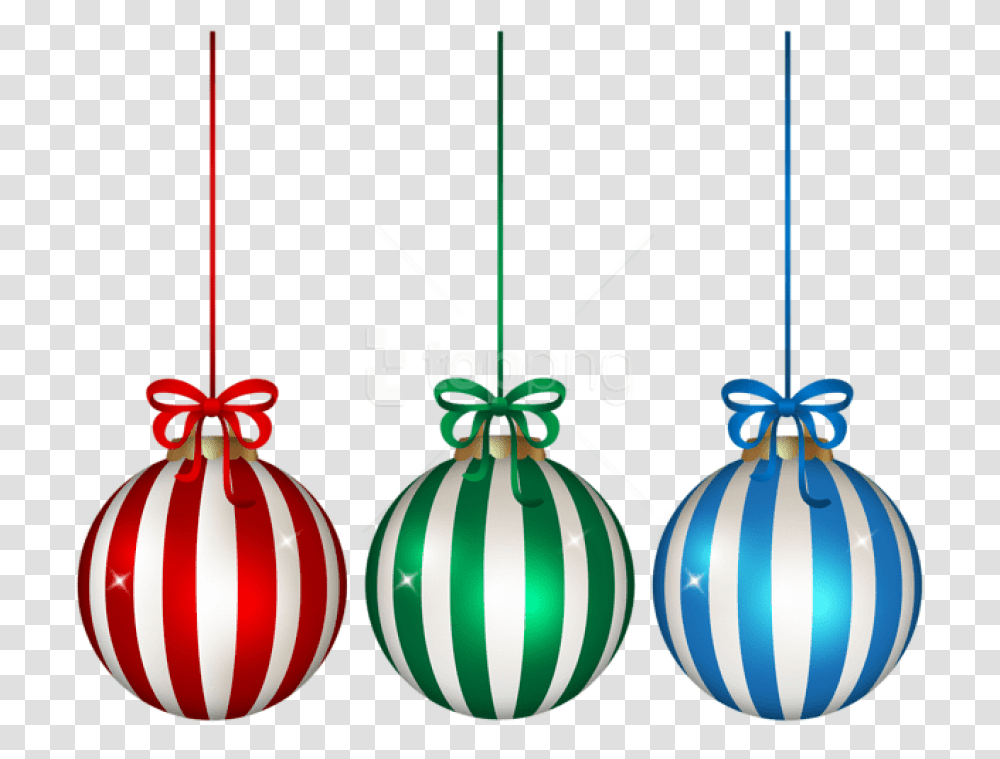 Free Christmas Hanging Ornament Set Clipart Free Hanging Christmas Ornaments, Tree, Plant Transparent Png