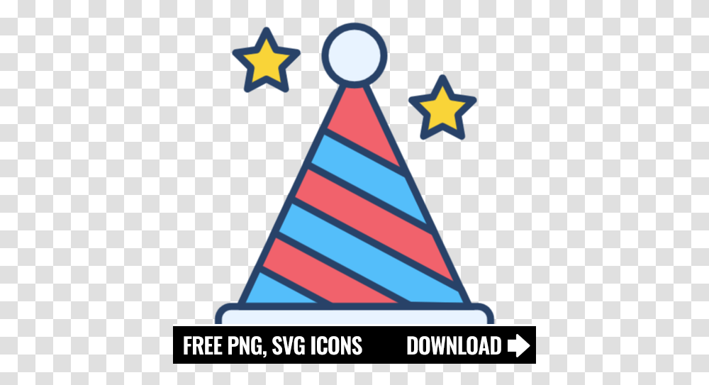 Free Christmas Hat Icon Symbol Download In Svg Format Motorcycle Delivery Icon, Triangle, Star Symbol, Cone Transparent Png