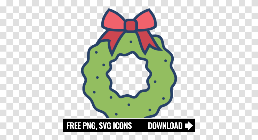 Free Christmas Ornament Icon Symbol Download In Svg Smile Icon, Wreath, Text Transparent Png