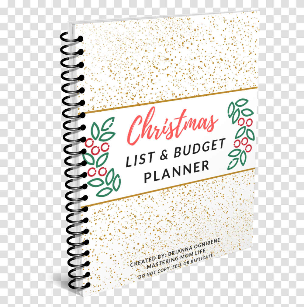 Free Christmas Planner Printables 2019, Page, Diary, Paper Transparent Png