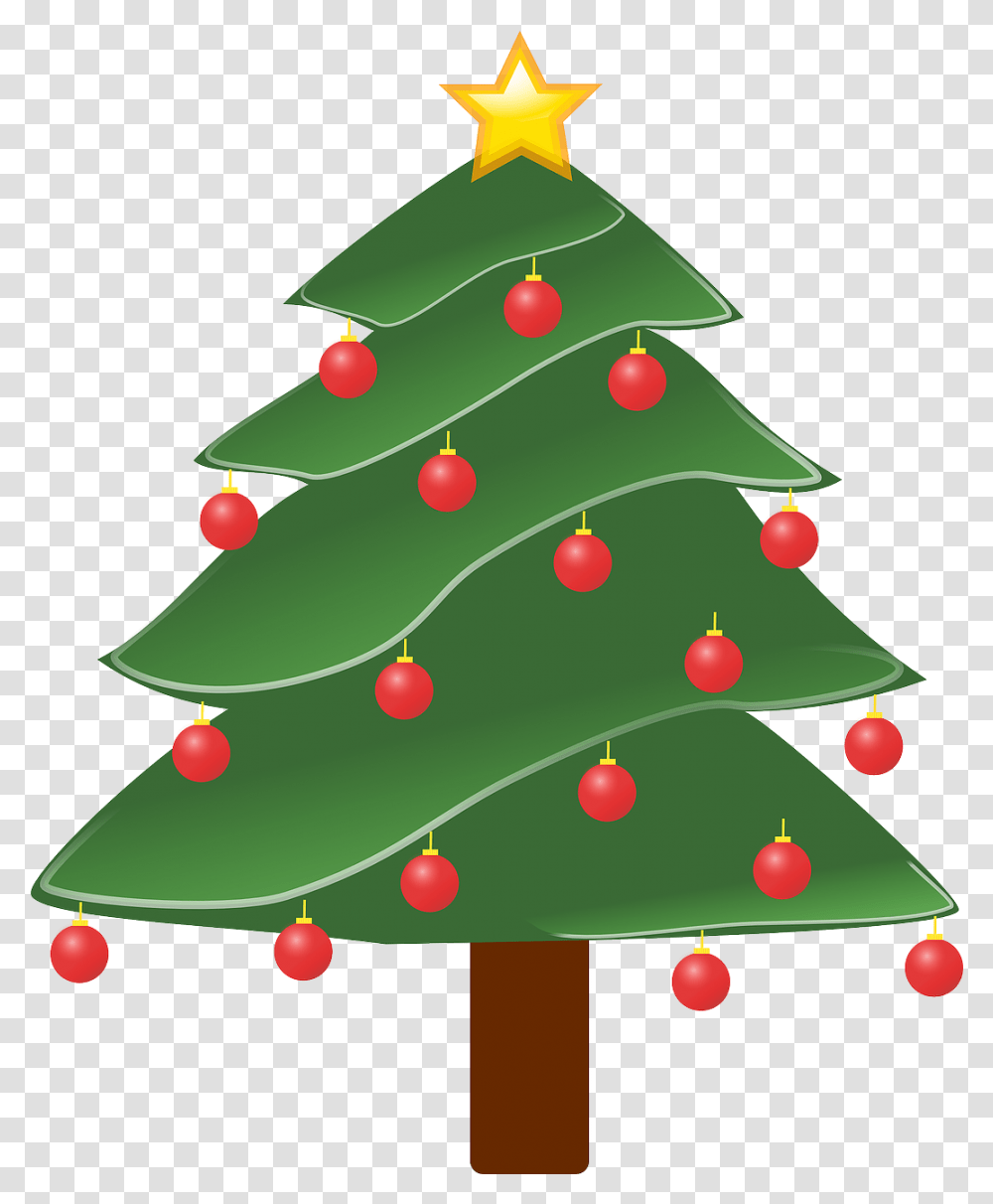 Free Christmas Tree Clip Art Background Pine Tree Clip Art, Plant, Ornament, Star Symbol Transparent Png