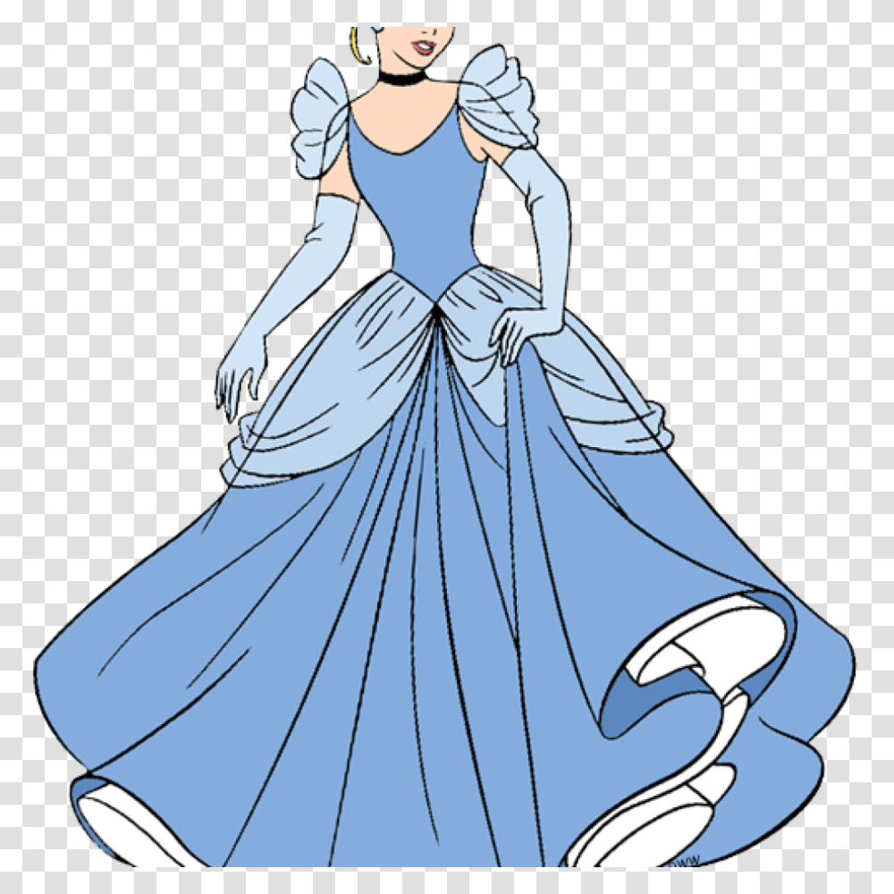 Free Cinderella Clipart Free Clipart Download, Apparel, Person, Human Transparent Png