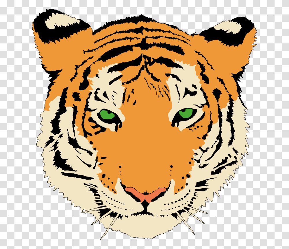 Free Clip Art Animals, Mammal, Wildlife, Tiger, Pattern Transparent Png