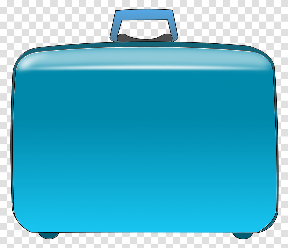 Free Clip Art Bay Blue Suitcase Clipart, Appliance, Cooker, Pottery, Slow Cooker Transparent Png