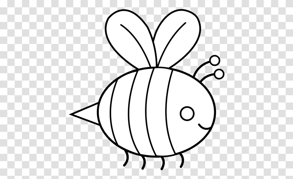Free Clip Art Bumble Bee Clipartix Simple Bee Line Drawing, Lamp, Animal, Spiral, Invertebrate Transparent Png