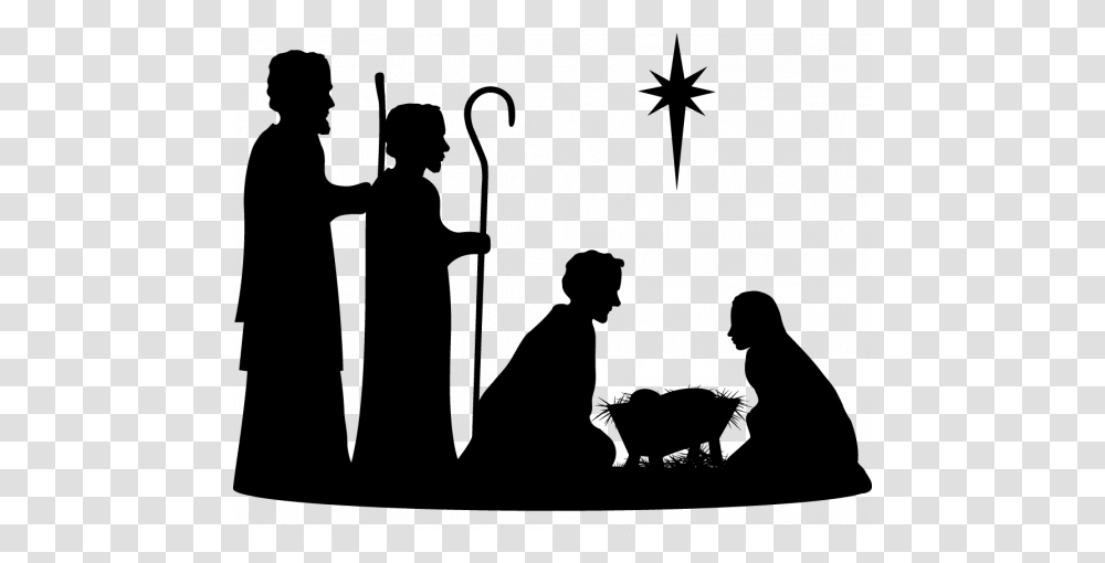 Free Clip Art Christmas Manger Scene, Gray, World Of Warcraft Transparent Png