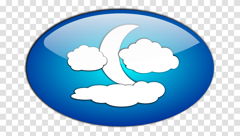 Free Clip Art Clouds And The Moon, Sphere, Outdoors, Nature, Outer Space Transparent Png