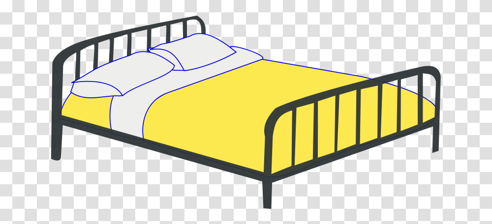 Free Clip Art Double Bed, Furniture, Tent, Lighting, Cushion Transparent Png