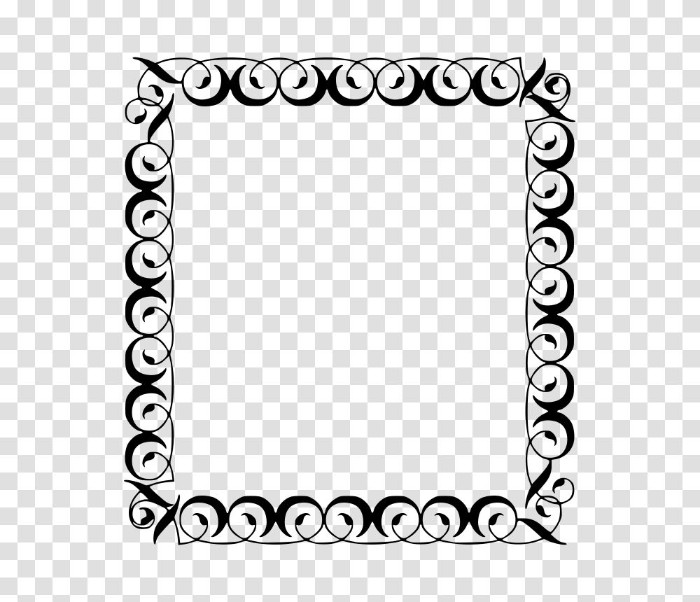 Free Clip Art Filigree Square, Gray, World Of Warcraft Transparent Png