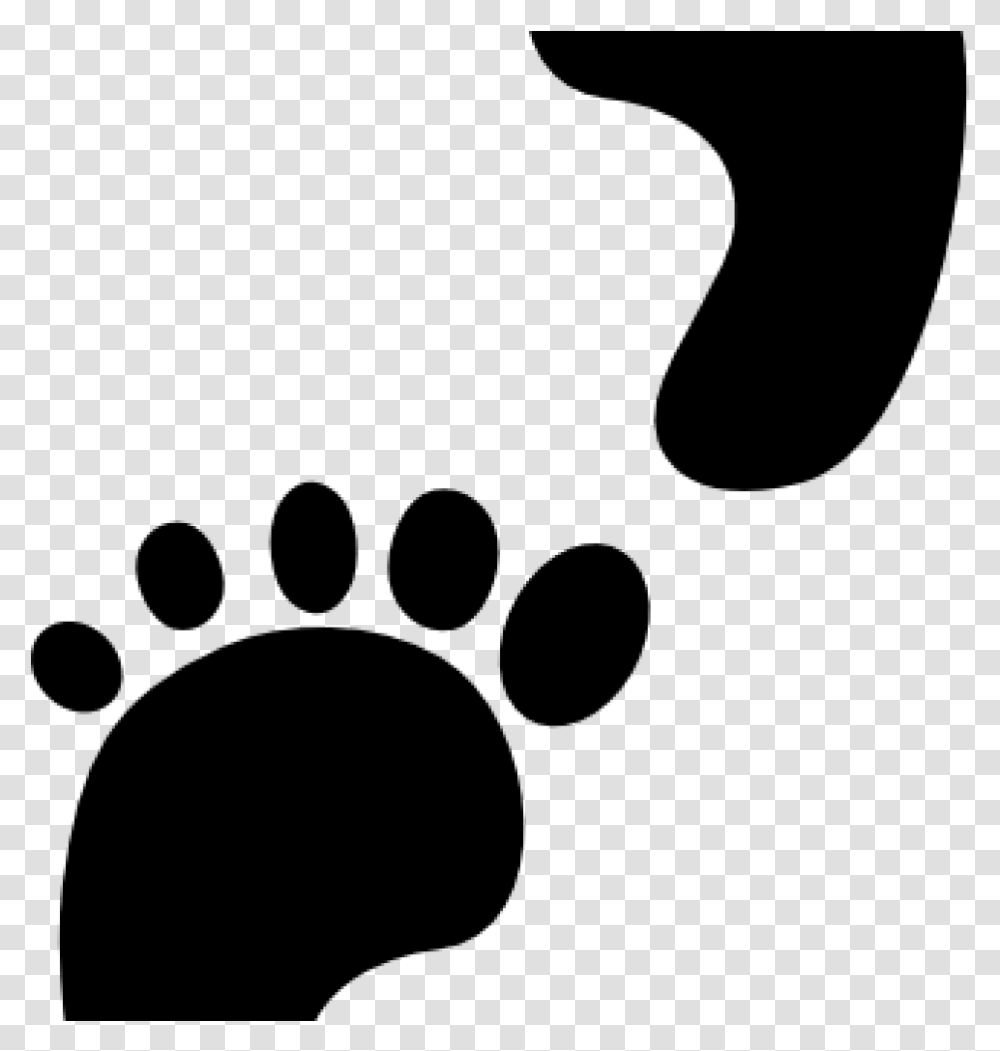 Free Clip Art Footprints Cartoon Footprints Clipart Clipart Footprint, Gray, World Of Warcraft Transparent Png