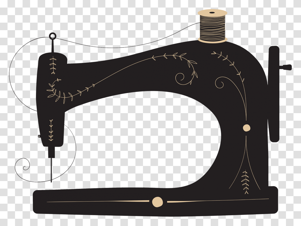 Free Clip Art For Model Sewing Machine Vector, Bow, Electrical Device, Appliance Transparent Png