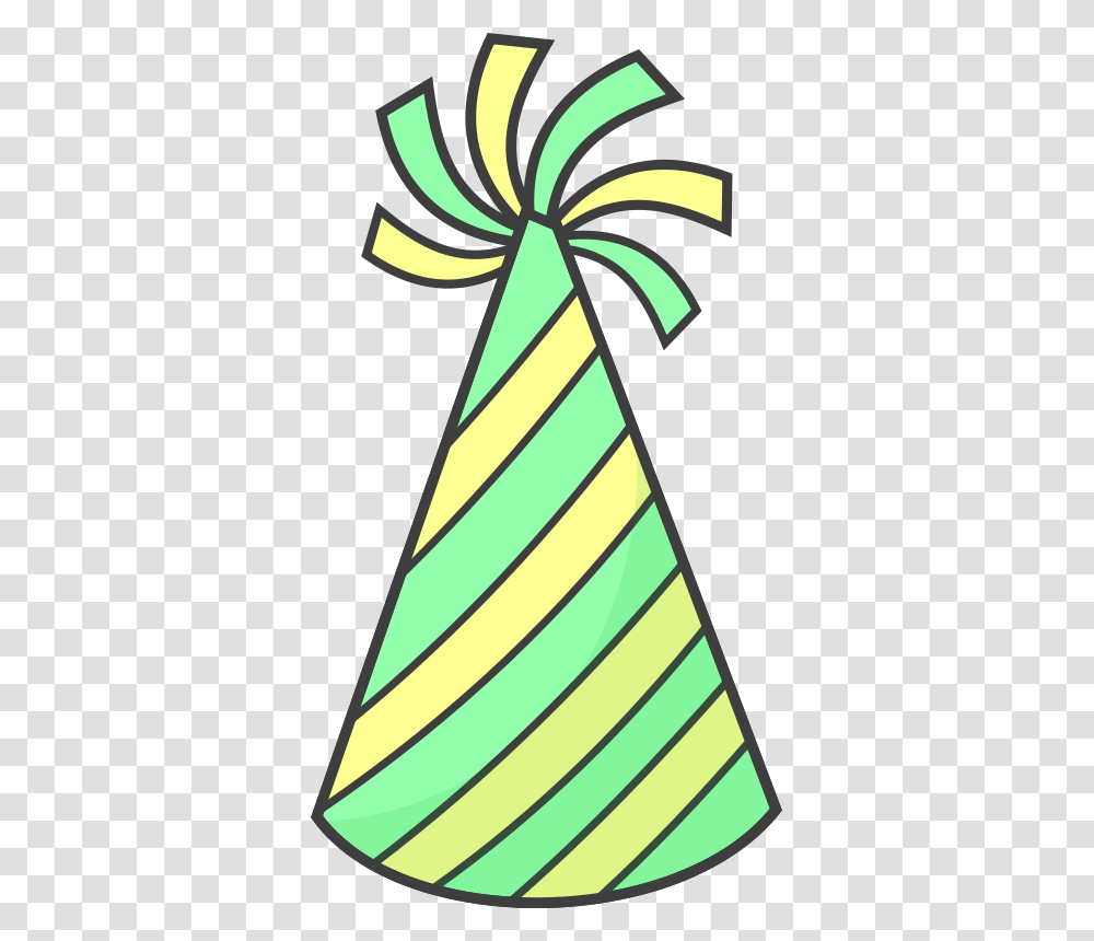 Free Clip Art Green Party Hat, Apparel, Tie, Accessories Transparent Png