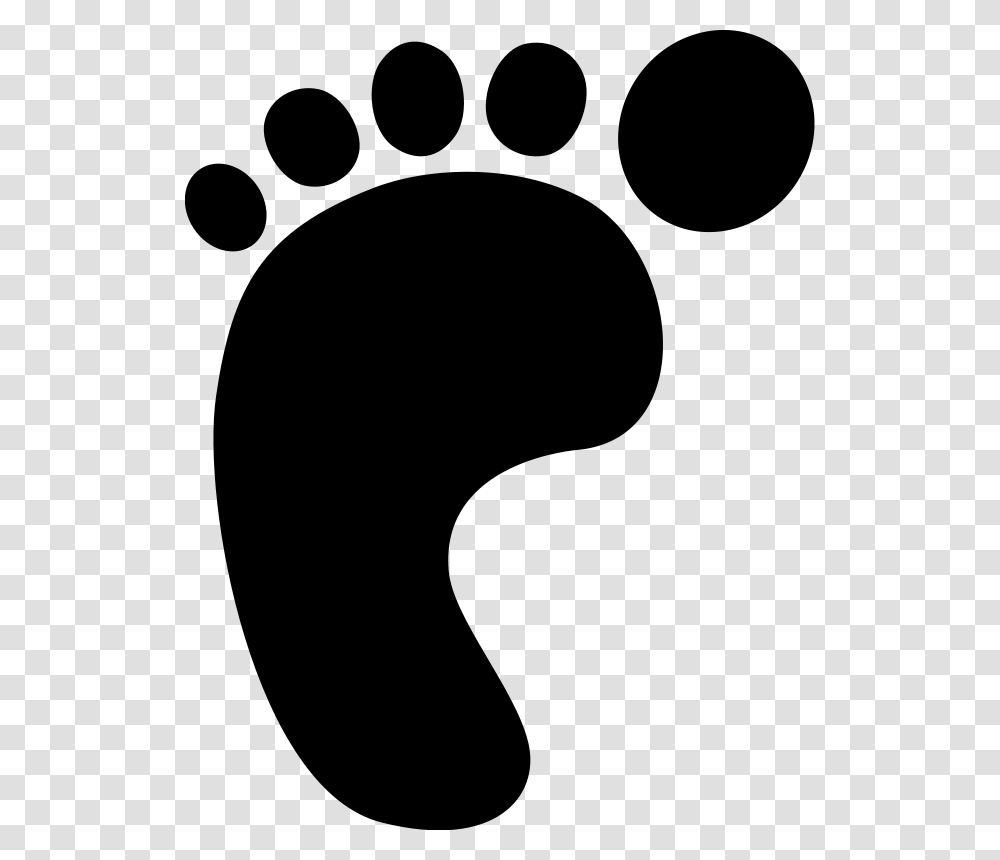 Free Clip Art Left Footprint, Gray, World Of Warcraft Transparent Png