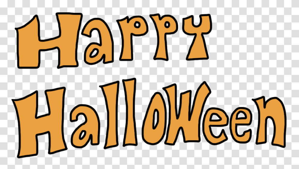 Free Clip Art Of Happy Halloween Clipart, Alphabet, Number Transparent Png