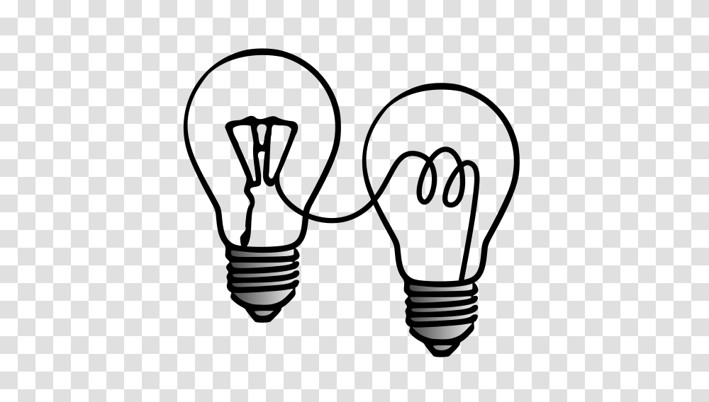 Free Clip Art Open Innovation, Light, Lightbulb, Silhouette, Cutlery Transparent Png