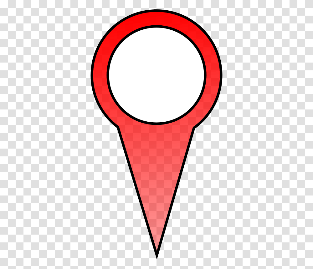 Free Clip Art Red Map, Hand, Cone, Magnifying, Light Transparent Png