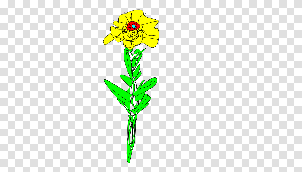 Free Clip Art Simple Yellow Flower 2 By Gurdonark Illustration, Plant, Blossom, Rose, Leaf Transparent Png