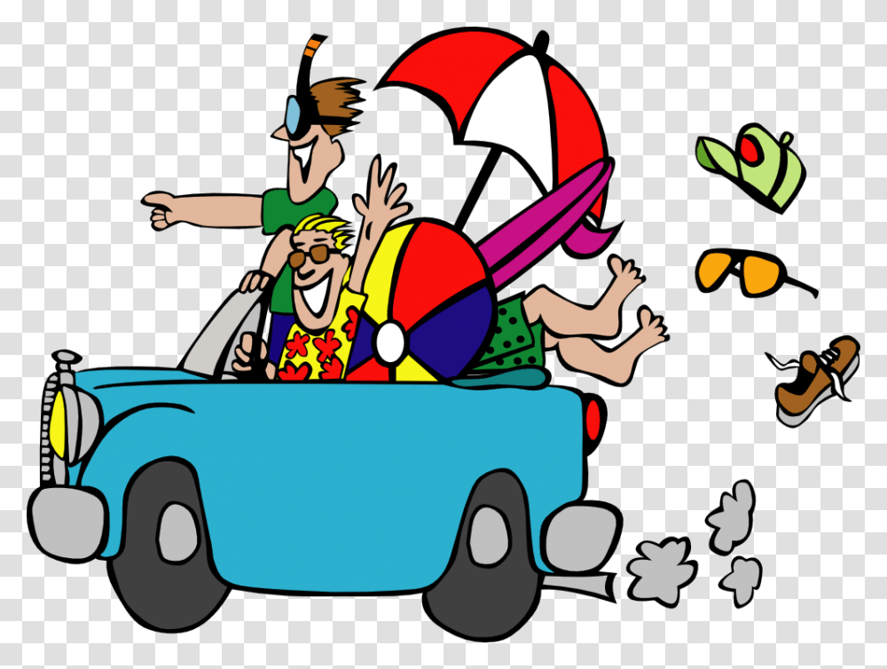 Free Clip Art Vacation Day, Vehicle, Transportation, Crowd, Kart Transparent Png