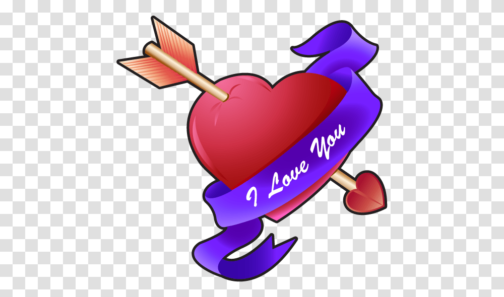 Free Clip Art Valentines Day Heart With Arrow, Dynamite, Bomb, Weapon, Weaponry Transparent Png