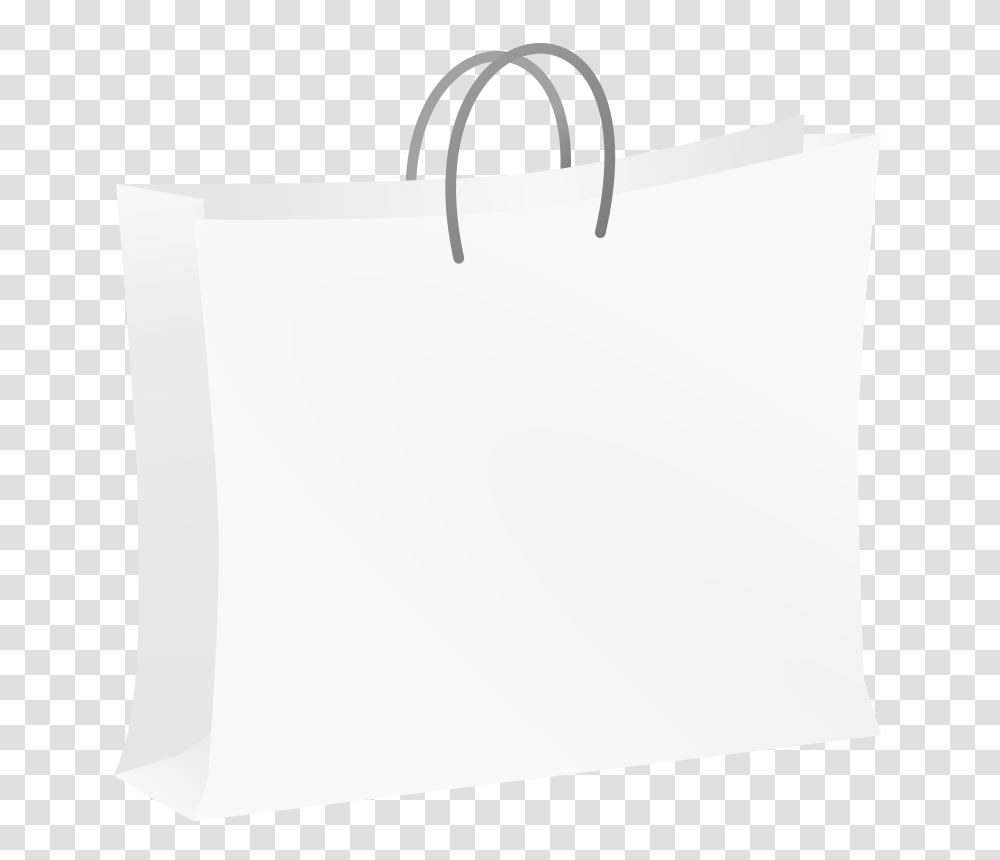 Free Clip Art White Bag, Shopping Bag, Tote Bag Transparent Png