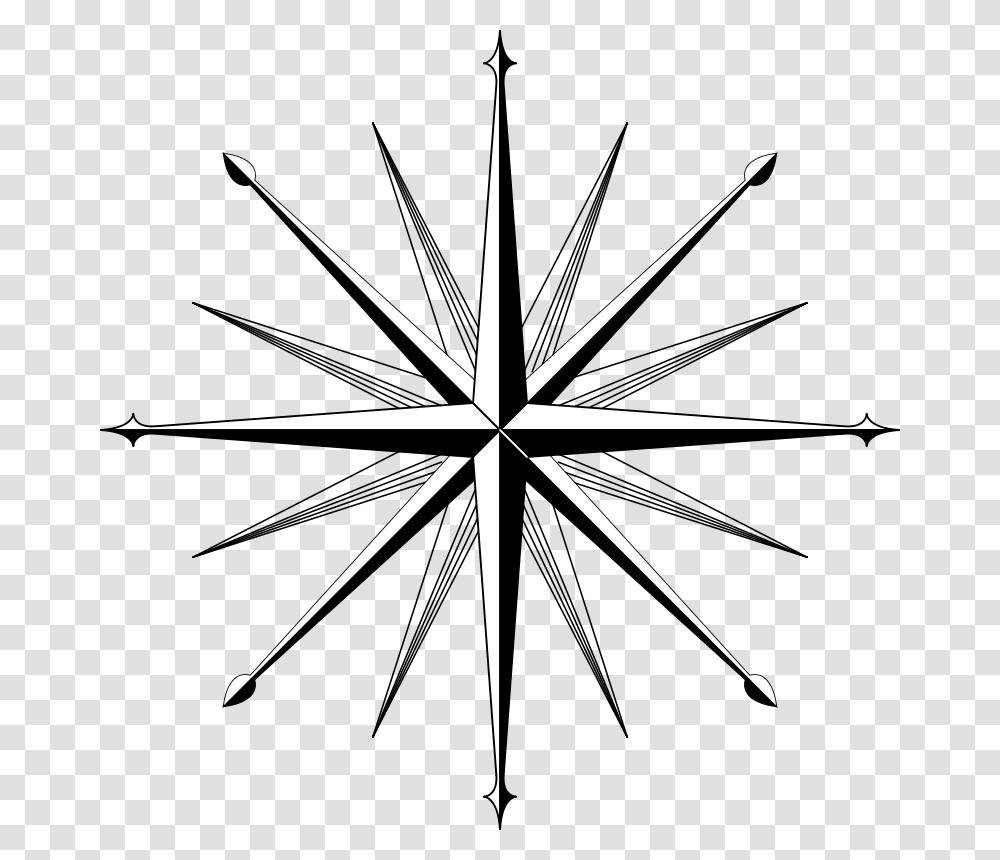 Free Clip Art Wind Rose Compass Rose, Sword, Blade, Weapon, Weaponry Transparent Png