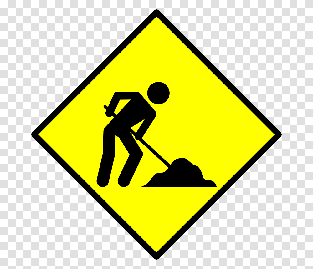 Free Clip Art Work, Road Sign, Person, Human Transparent Png