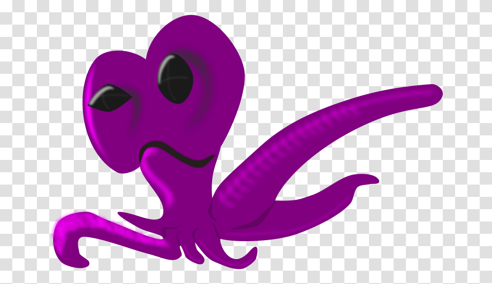 Free Clipart Alien Octopus Nefigcas, Animal, Sea Life, Invertebrate, Amphibian Transparent Png