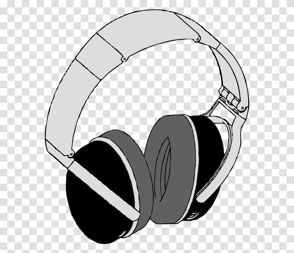 Free Clipart Animated Earphones, Helmet, Clothing, Apparel, Electronics Transparent Png