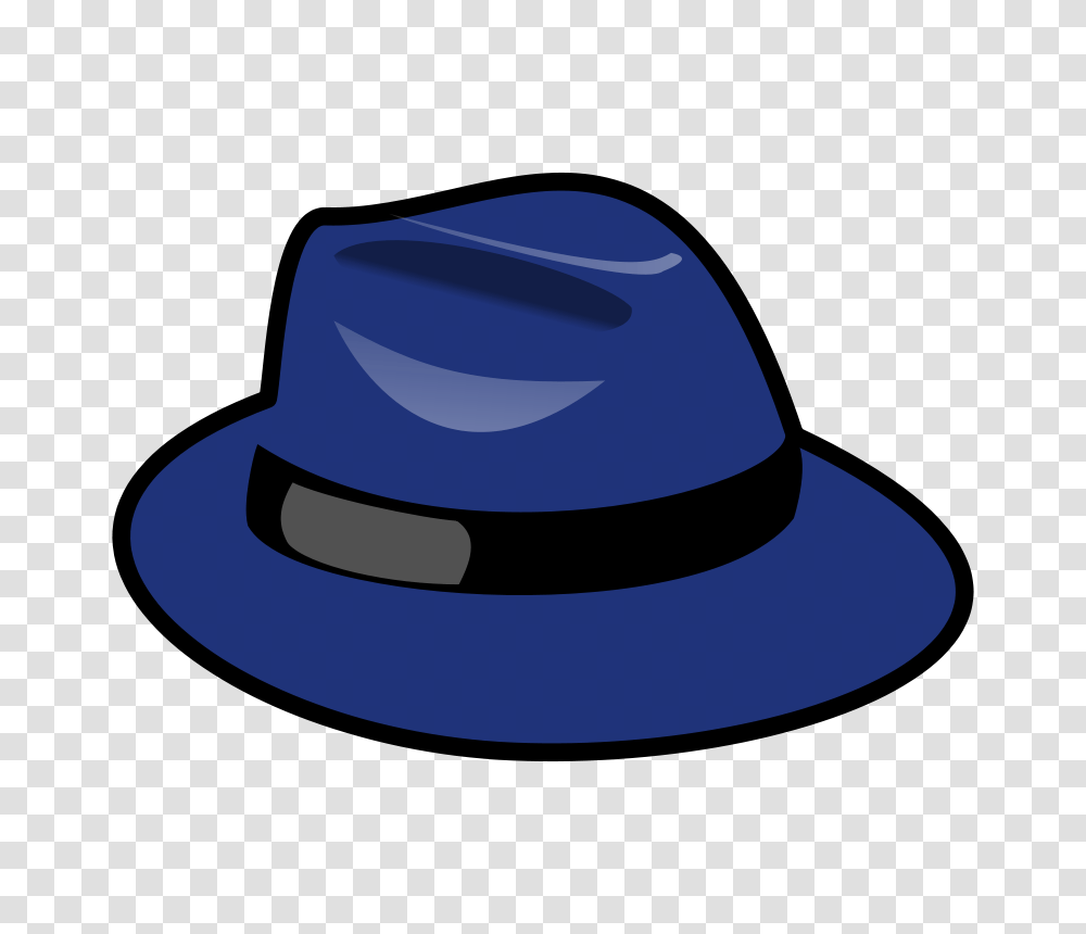 Free Clipart Blue Fedora Jcsalomon, Apparel, Sun Hat, Baseball Cap Transparent Png