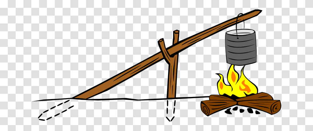 Free Clipart Campfires And Cooking Cranes Gerald G, Weapon, Weaponry, Spear, Arrow Transparent Png