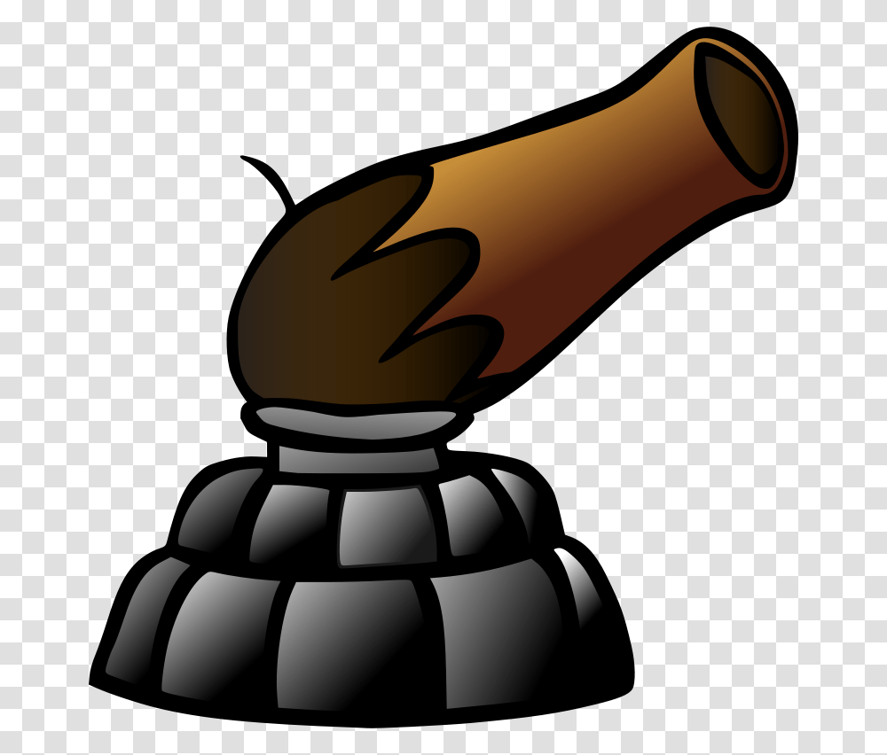 Free Clipart Cannon Amilo, Weapon, Weaponry, Bomb, Hand Transparent Png