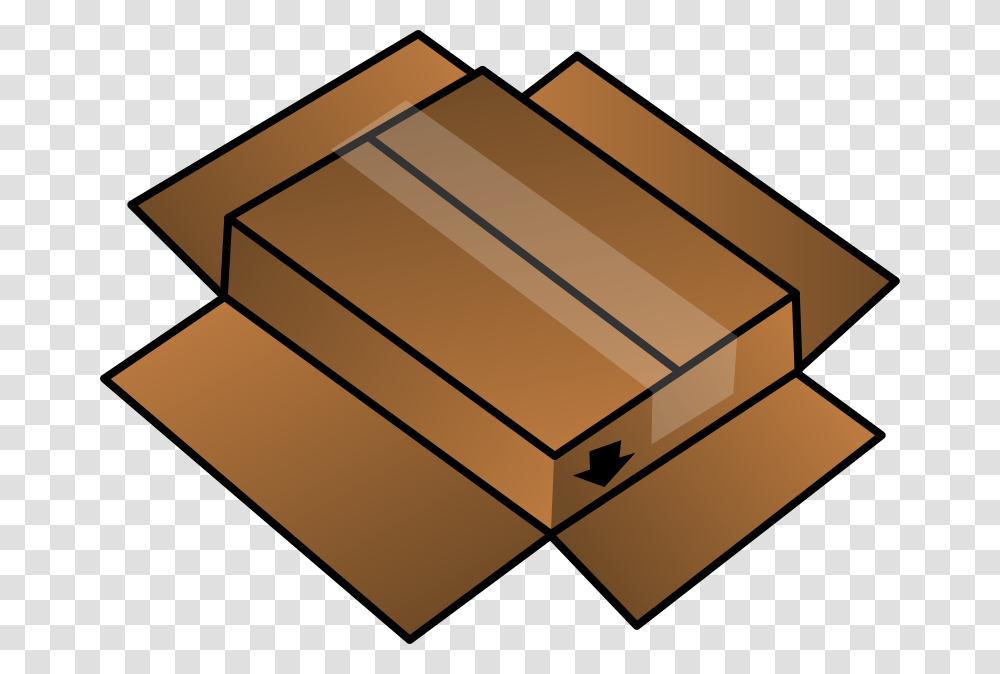 Free Clipart Cardboard Box Turned Around Rdevries, Carton, Package Delivery Transparent Png