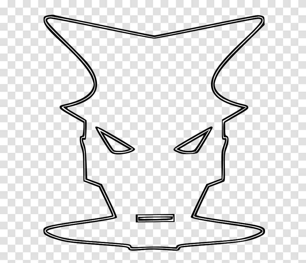 Free Clipart Carnival Mask Outline Angelo Gemmi, Gray, World Of Warcraft Transparent Png