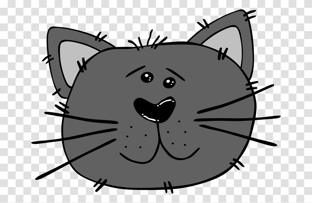 Free Clipart Cartoon Cat Face Gerald G, Plant, Stencil, Mammal, Animal Transparent Png