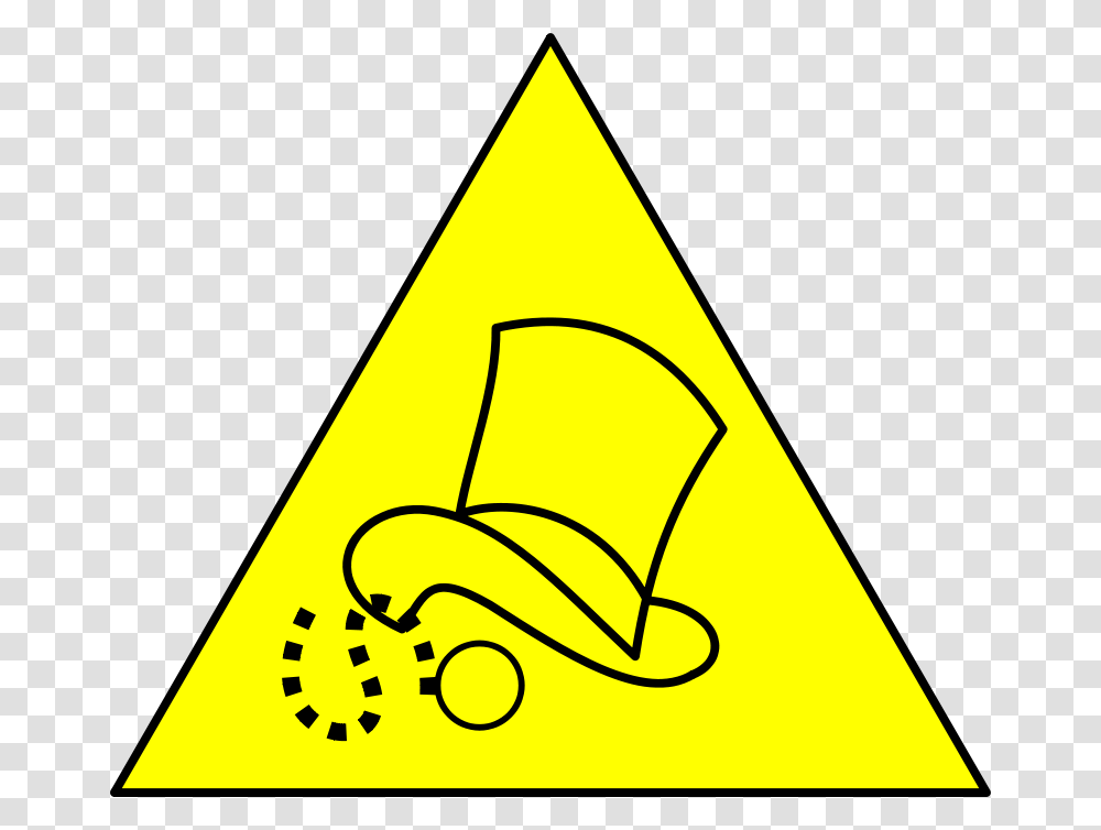 Free Clipart Caution Rich People Sutrannu, Triangle, Sign Transparent Png