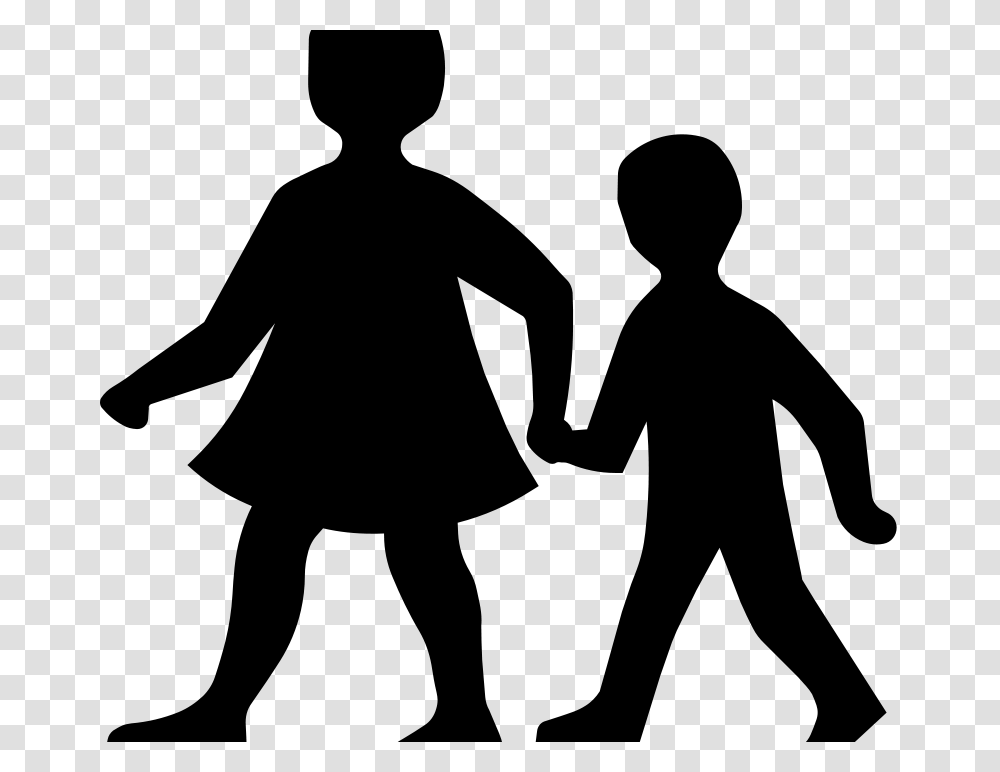 Free Clipart Children Crossing Road Sign Ryanlerch, Gray, World Of Warcraft Transparent Png