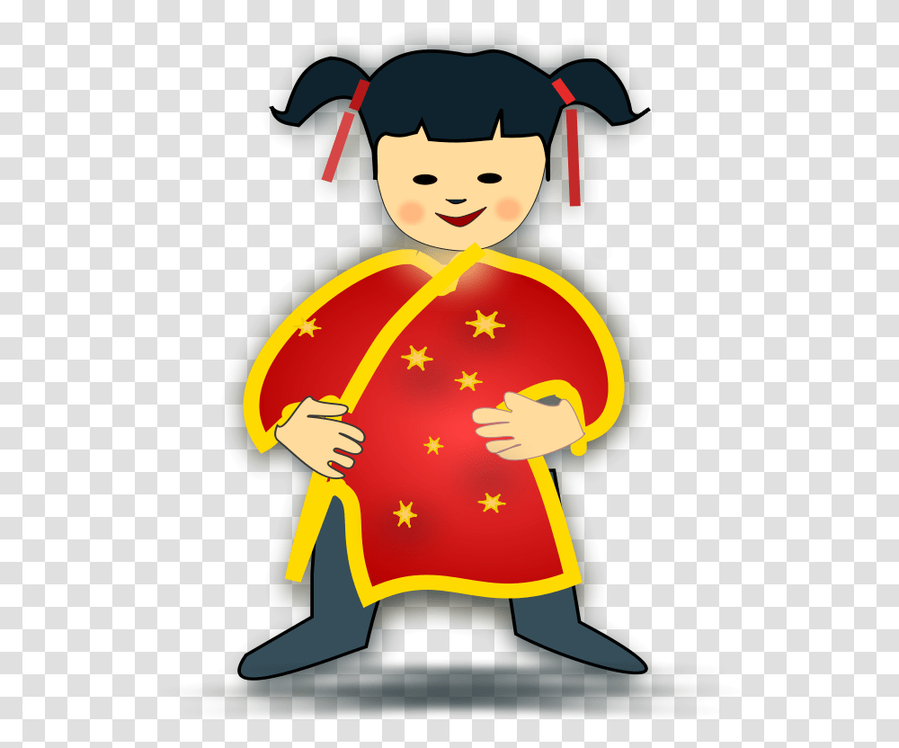 Free Clipart Chinese Girl Icon Netalloy Chinese Person Clip Art, Graduation, Clothing, Apparel, Robe Transparent Png
