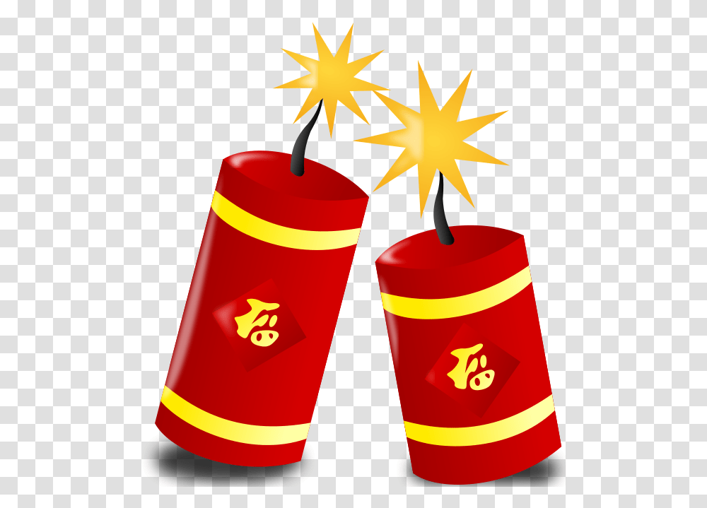 Free Clipart Chinese New Year Logo Full Size Fireworks Chinese New Year, Weapon, Weaponry, Dynamite Transparent Png