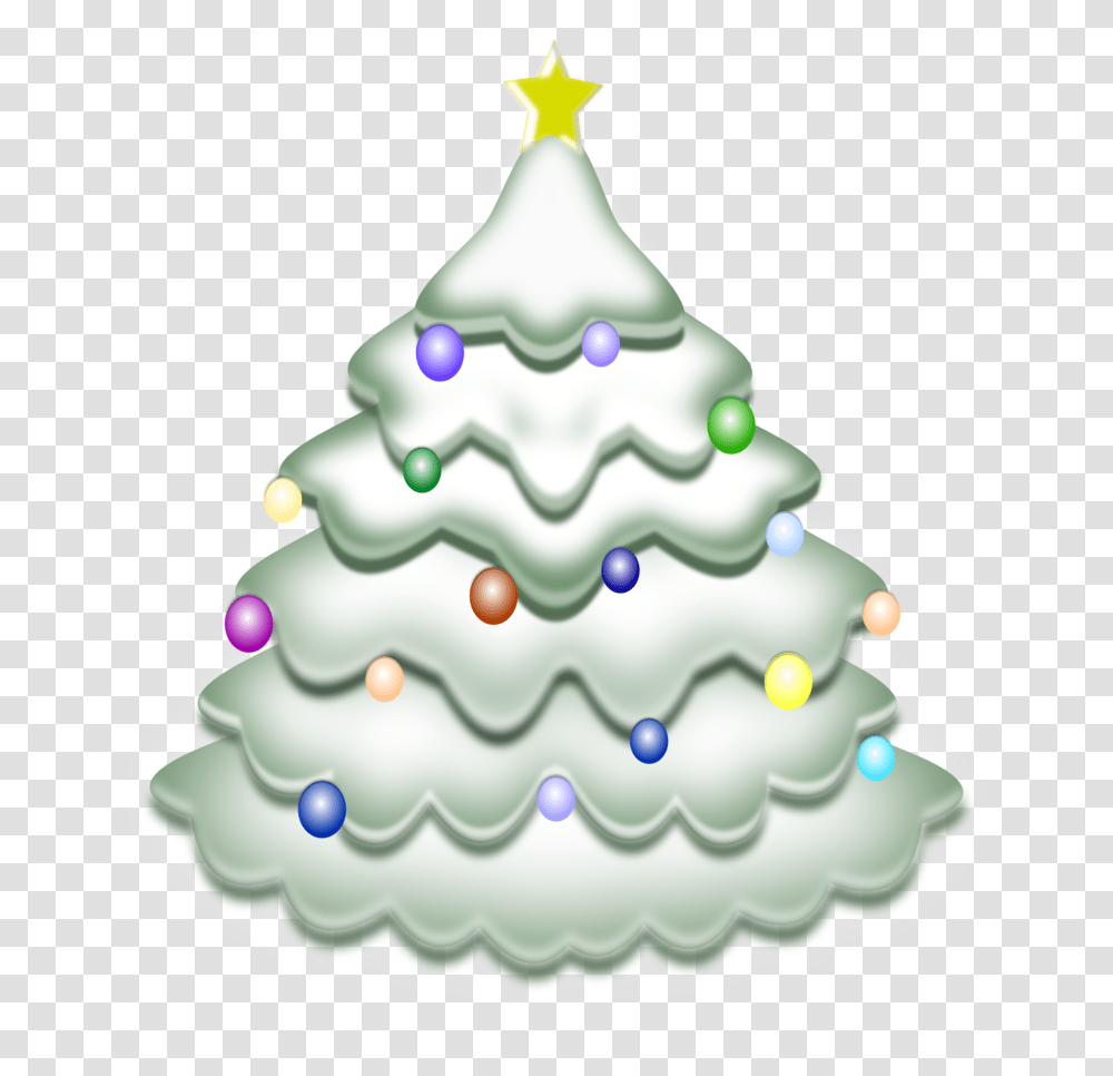 Free Clipart Christmas Tree Ariniko Snowy Christmas Tree Clipart, Plant, Ornament, Birthday Cake, Dessert Transparent Png