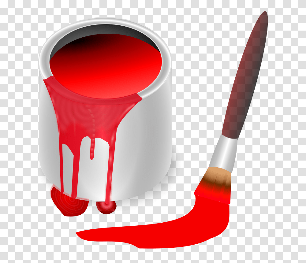 Free Clipart Color Bucket Red Knk Allerlei Paint, Paint Container, Sport, Sports, Tool Transparent Png