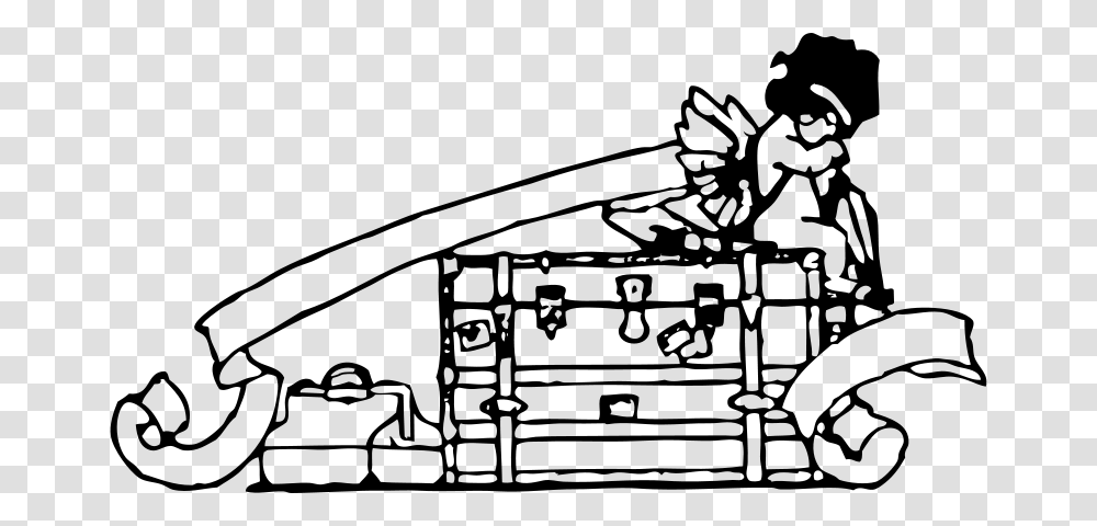 Free Clipart Cupid And Baggage Johnny Automatic, Gray, World Of Warcraft Transparent Png
