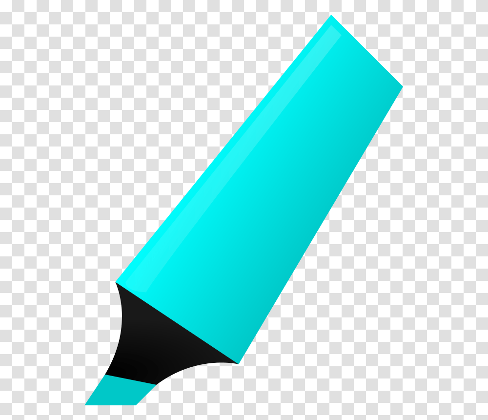 Free Clipart Cyan Highlighter Matheod, Lighting, Cylinder, Marker Transparent Png